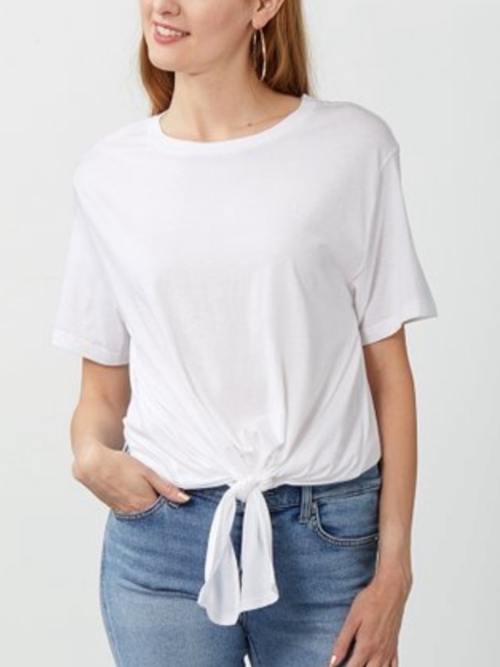 7 for All Mankind Twist Tie Tee